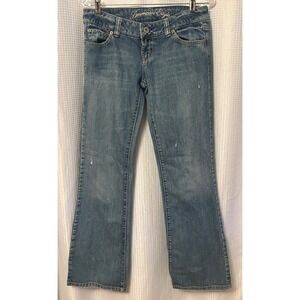VTG American Eagle Jeans Womens 4 Favorite Boyfriend low Rise Stretch Distressed